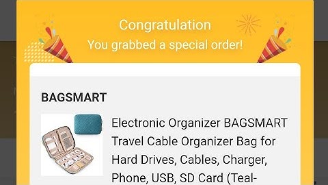 #Ordergo Lucky oder issue is resolved.