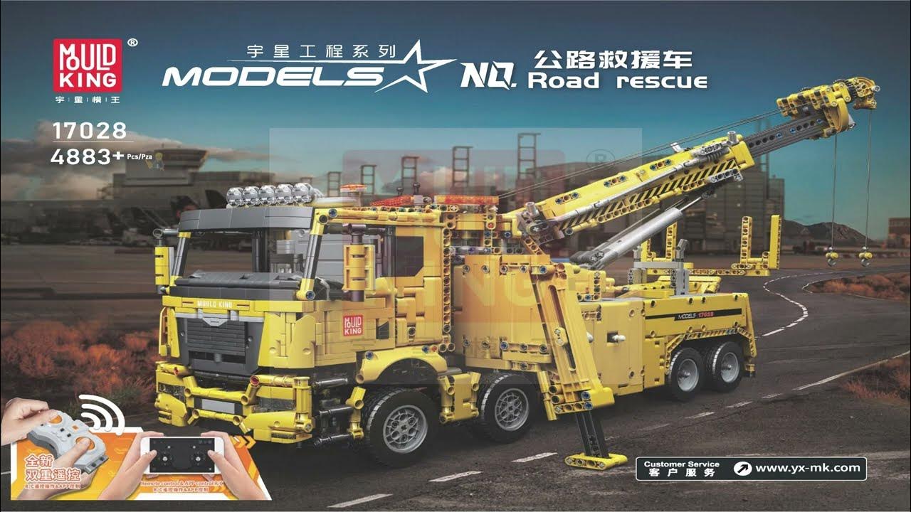Mould King instructions Mould King Rescue 17028 RC Fire Rescue Truck YouTube