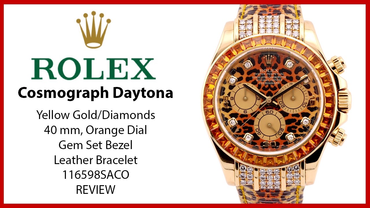 orange deluxe「LOVE 45」7インチ ▷ Rolex Daytona Yellow Gold 