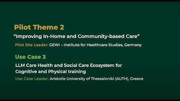 SHAPES | Pilot Theme 2: Use Cases 3 & 4