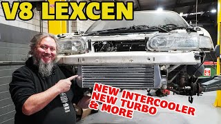 Carnage - The V8 Lexcen Gets An Intercooler and the Turbo Arrives!