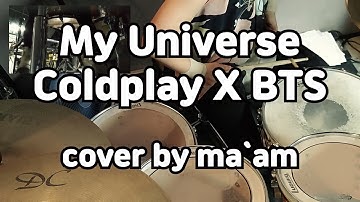 Coldplay X BTS - My Universe - Drum cover(korean aunt drummer)
