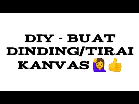 DIY Pasang Kanvas jadi dinding tepi #dindingkanvas #pemasangankanvas #carapasangkanvas #pasangkanvas