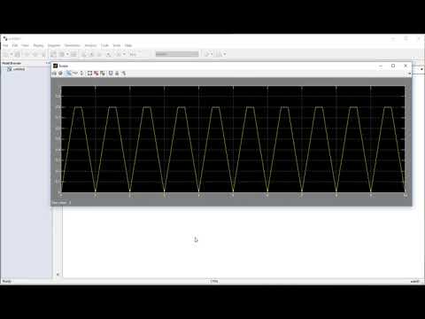 How to generate triangular wave using MATLAB Simulink repeating sequence block