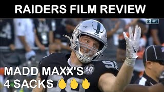 Raiders Film Review: Maxx Crosby's 4 Sacks vs Bengals by @Raiders All