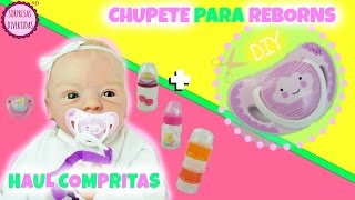 Haul de Compras para mi bebé Reborn Lindea + Cómo hacer chupetes y sellar biberones para muñecas