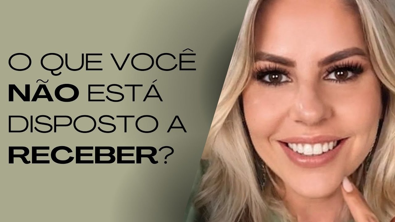 O que você não está disposto a RECEBER? Com Taisa Campos.