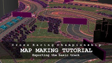 CRC 2005 - Map making tutorial - Exporting the basic track