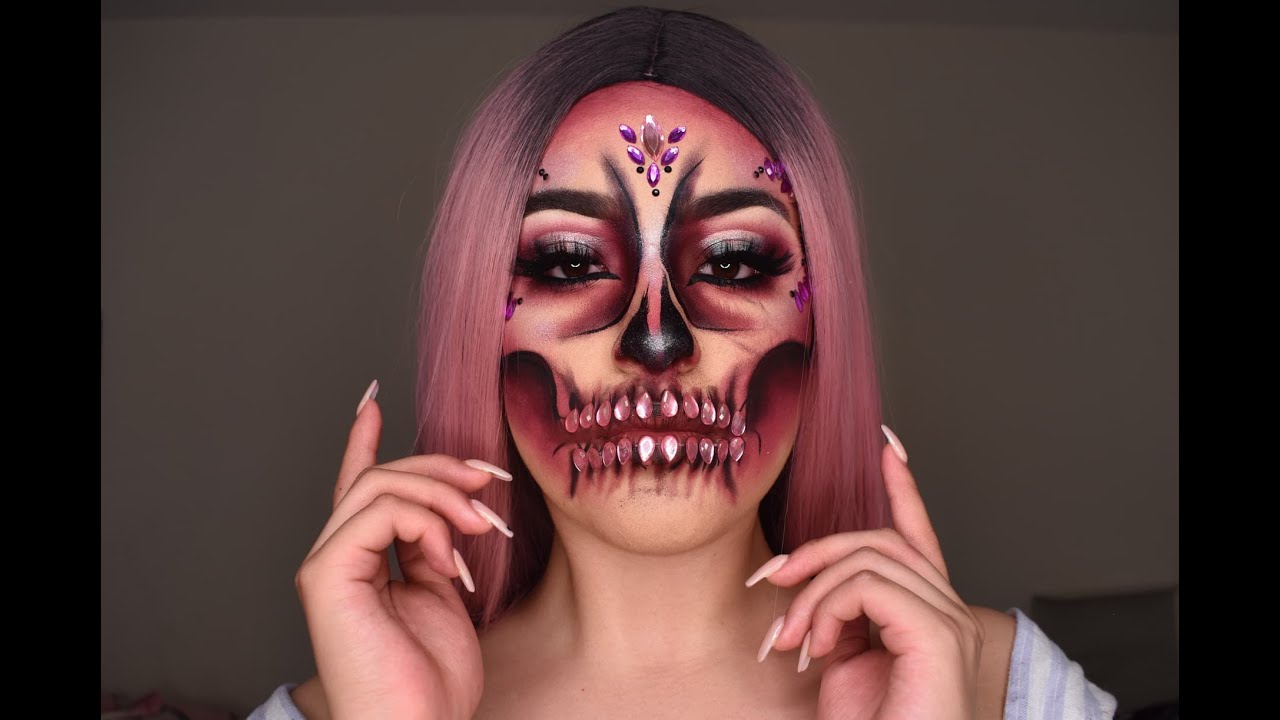 Calavera Glam con productos económicos | Anguie Torres