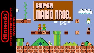 [Longplay] NES - Super Mario Bros: Two Players Hack [Hack, 2 Players, 100%] (4K, 60FPS)