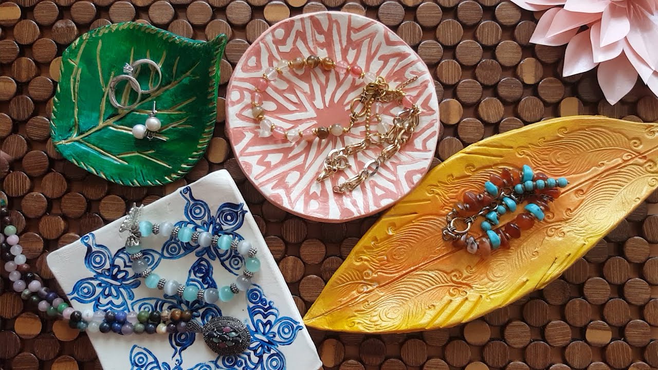 التلوين بالبطانات درس الصف الاول متوسط || Air Dry Clay