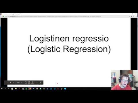 Video: Tilastokatsaus 14: Logistinen Regressio