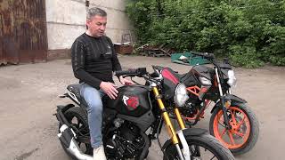 Сравнение мотоциклов COBRA 250 и NITRO 200.