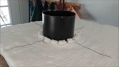 Batch Box Rocket Mass Heater  - Finishing the Bell Top