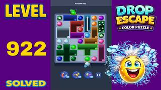 Drop Escape – Level 922 | Walkthrough
