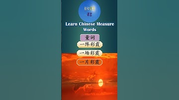 3003量词 How to use  片pian in Chinese#shorts