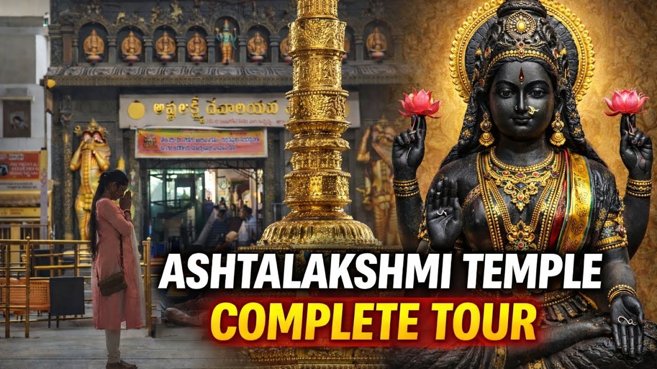Ashtalakshmi Temple Full Tour Telugu | అష్టలక్ష్మి అమ్మవారి ఆలయం | kothapet Hyderabad 