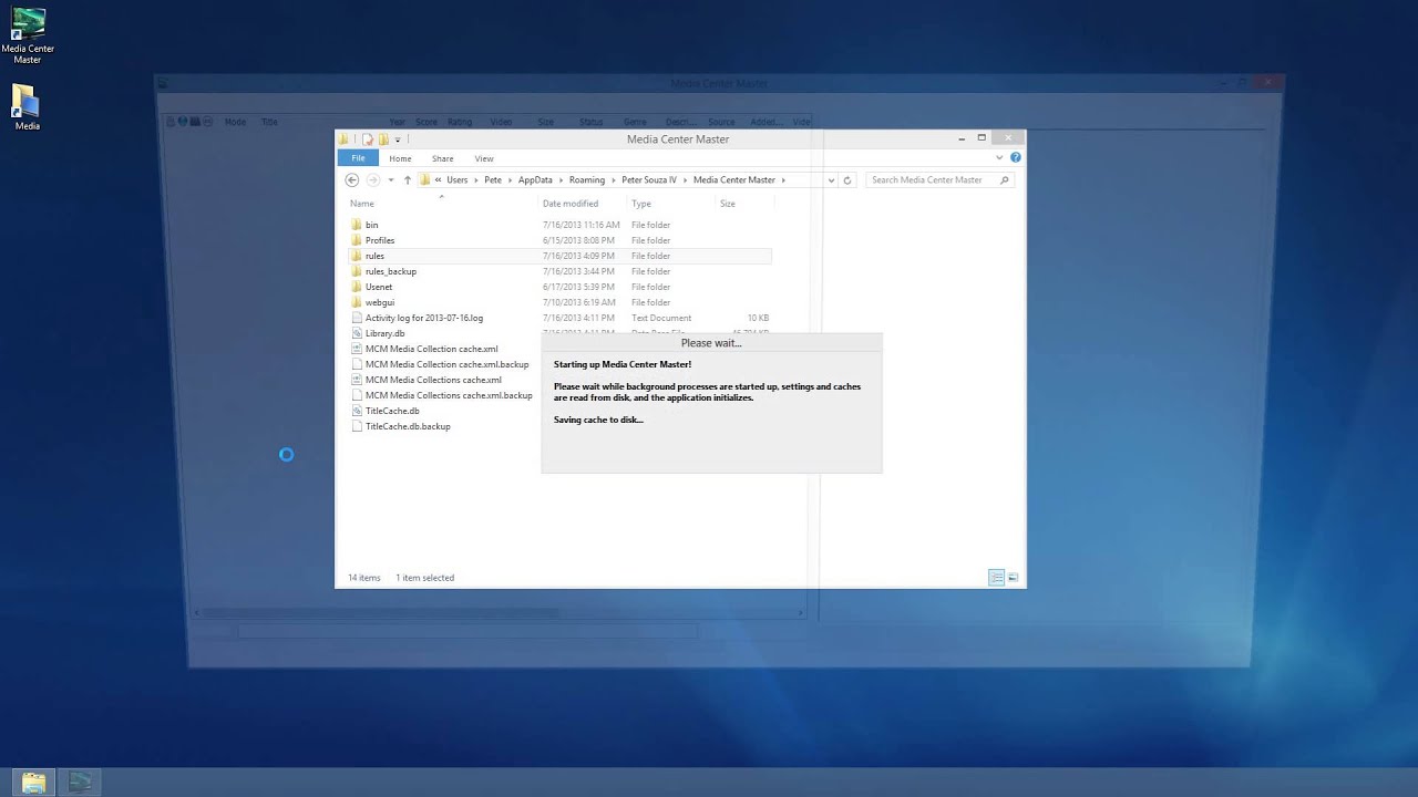Media Center Master, how to guide for custom rulesbased filtering