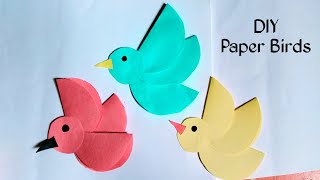 How to Make Paper Birds Very Easy | Cute Origami Bird Tutorial - kids craft ideas