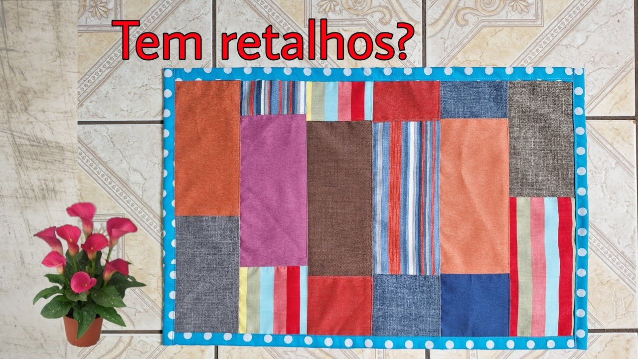 Transforme Retalhos em um Belo Tapete Fácil de Fazer #retalhos