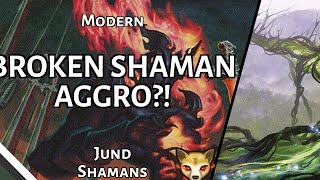 BROKEN SHAMAN AGGRO?! | Jund Shamans Dono Deck | Modern | MTGO