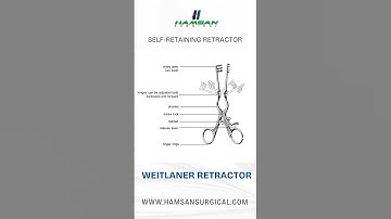 Weitlaner Retractor in Surgery |  S𝗲𝗹𝗳 R𝗲𝘁𝗮𝗶𝗻𝗶𝗻𝗴 R𝗲𝘁𝗿𝗮𝗰𝘁𝗼𝗿s | Hamsan Surgical