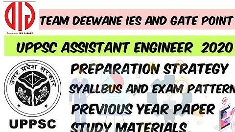 UPPSC AE 2020-Preparation strategy, syallbus, exam pattern, previous year paper and free material