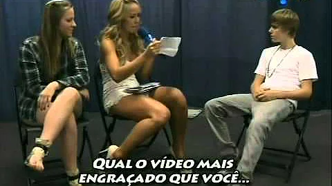 Justin Bieber Brazilian Interview Panico na TV Sab...