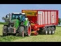 Grass silage with pttinger top 1252 c and jumbo 10010 l combiline