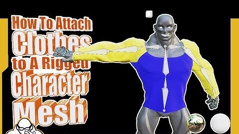 How To attach Clothes to A Rigged Character Mesh In Blender 2.8