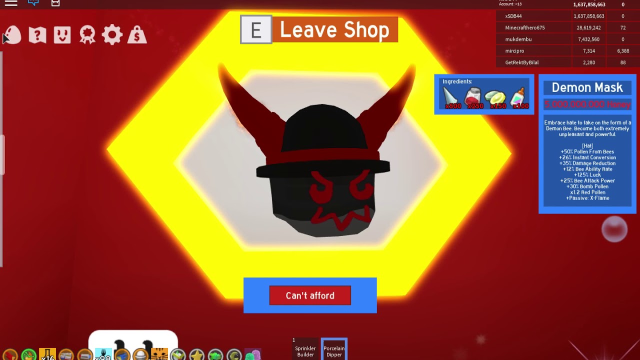 All Hidden Masks In Bee Swarm Simulator Roblox Youtube - roblox bee swarm simulator all secret masks