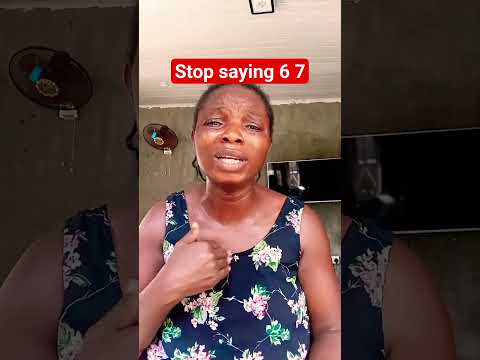 توقف عن قول 6 7 كوميديا مضحك ميمات تمثيل تعابير شفاه فيديوهات مضحكة قابلة للتواصل تغذية