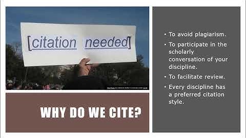 Introduction to Citations