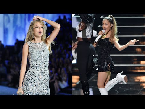 Taylor Swift & Ariana Grande Victoria's Secret Fashion Show Performances - 2014