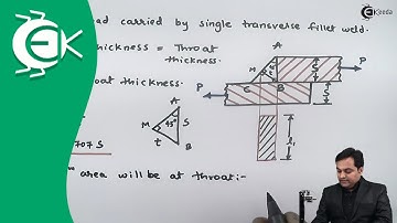 Problem 1 on Welded Joint - Design of Welded Joints - Design of Machine