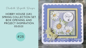 HOBBY HOUSE (UK) SPRING COLLECTION SET. BOX OPENING AND PROJECT INSPIRATION.