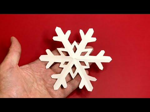 QAR DƏNƏCƏSİNİN HAZIRLANMASI ❄️☃️| Kağız Snowflake | Kağızdan nə hazırlanır 🤩❄️