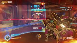 Overwatch Gameplay: Orisa Pulls Them Back - Highlight