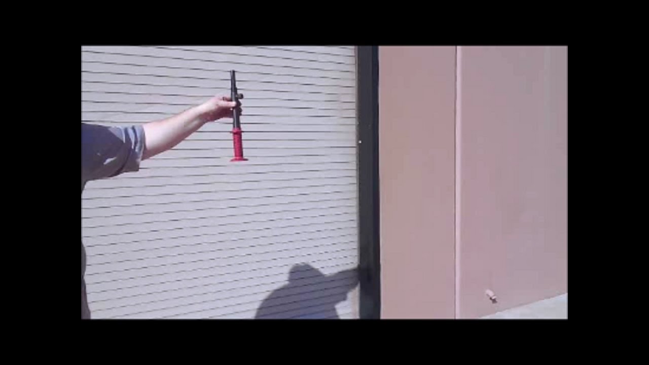 22 Caliber Powder Actuated Hammer Tool Fail - YouTube