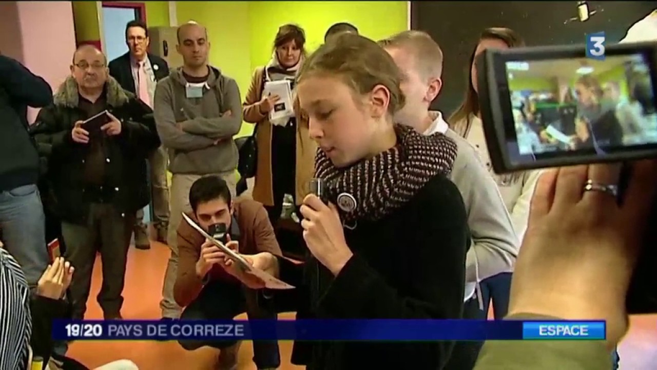 ARISS 19 : Reportage au 19/20 de France 3 Limousin du 4/01/2017 - YouTube