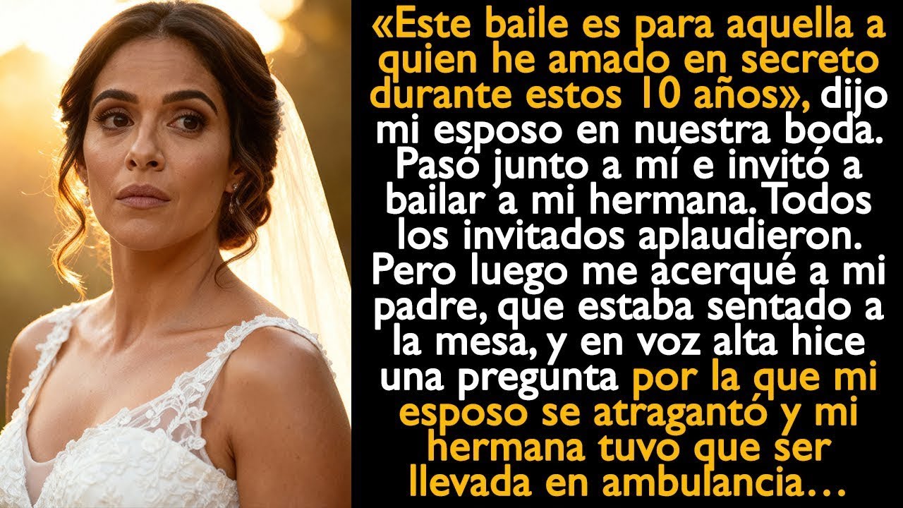 «Este baile es para aquella a quien he amado durante estos 10 años», dijo mi esposo a mi hermana.