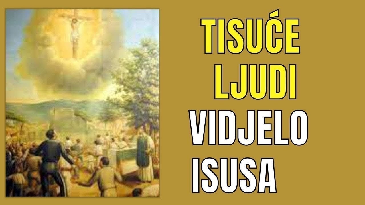 ISTINITA PRIČA  - MNOŠTVO LJUDI UGLEDALO RASPETOG ISUSA, NADBISKUPIJA POTVRDILA UKAZANJE