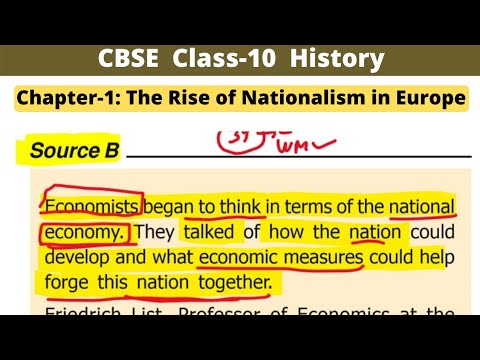 CBSE Class 10 History - 1, The Rise Of Nationalism in Europe, Full  Chapter