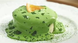 Matcha Cream Lava Pancake