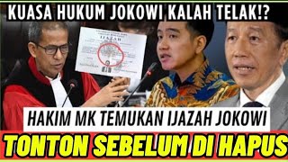Download Lagu JOKOWI KALAH TELAK? MAJELIS HAKIM TUNJUKAN IJAZAH DIPERSIDANGAN. TONTON SEBELUM DIHAPOS MP3