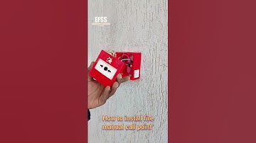 Manual call point installation #handpumpautomationmotorfixing