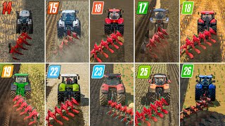 Fs14 Vs Fs15 Vs Fs16 Vs Fs17 Vs Fs18 Vs Fs19 Vs Fs22 Vs Fs23 Vs Fs25 Vs Fs26| Plowing (Deformation)