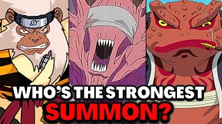 Ranking The 11 Strongest Naruto Summons