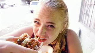 😱 SHE ATE EYEBALLS! - Vallarta Food Tours - Travel Couple vlog #293