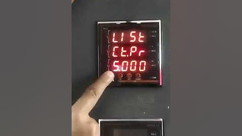 satya digital meter penta 3VAF ct programming